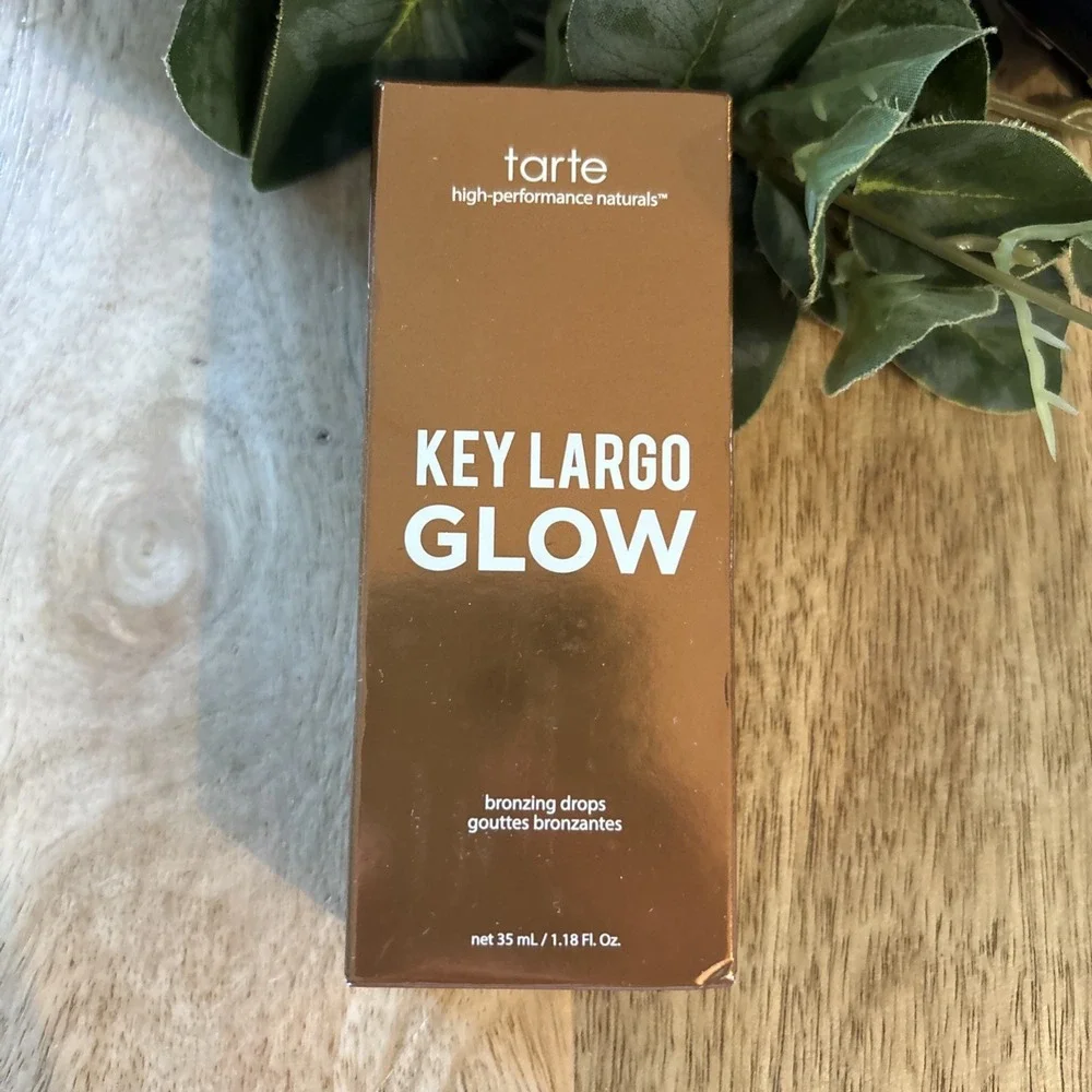 Tarte Key Largo Glow Bronzing Drops In Deep Bronze Glow Brand New